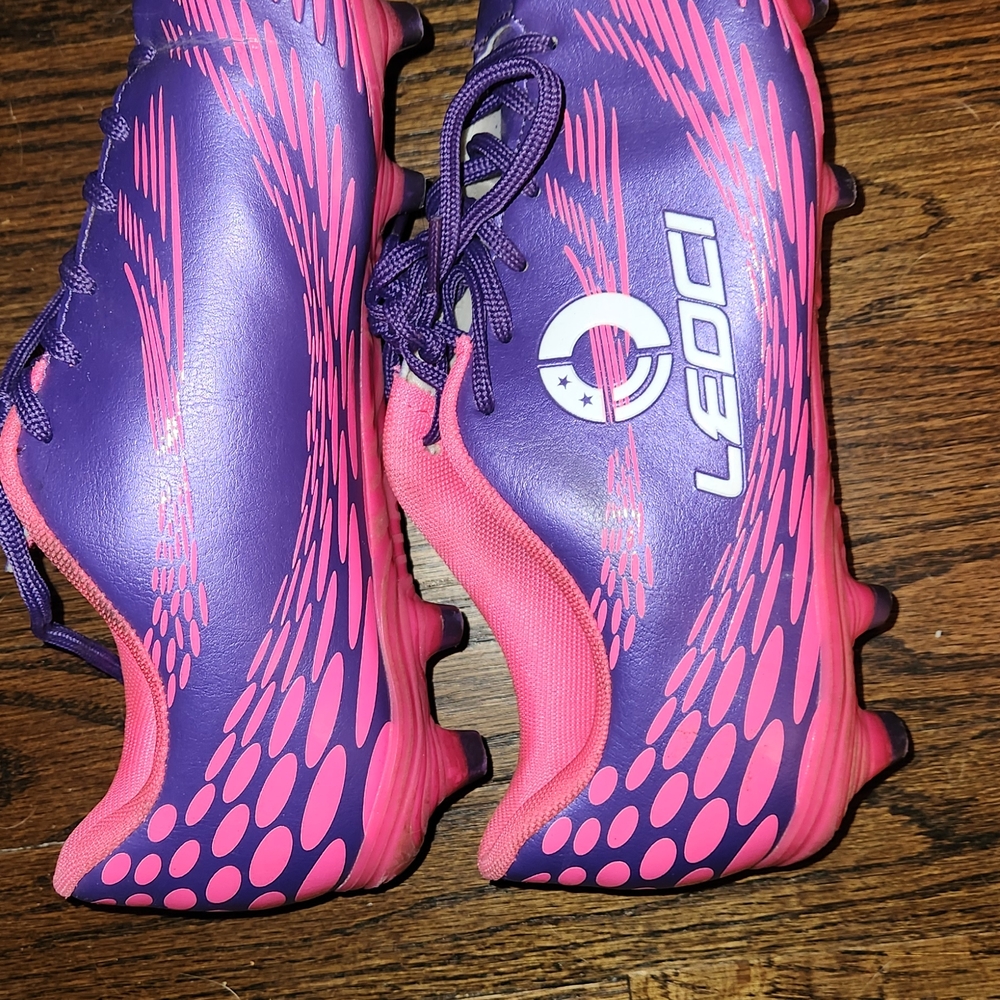 Cleats - Purple and Pink